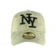 Casquette baseball NY vert opaline effet daim Stally CASQUETTES Hip Hop Honour