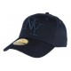 Casquette baseball NY bleu marine en coton brillant Shiny ANCIENNES COLLECTIONS divers