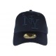 Casquette baseball NY bleu marine en coton brillant Shiny ANCIENNES COLLECTIONS divers