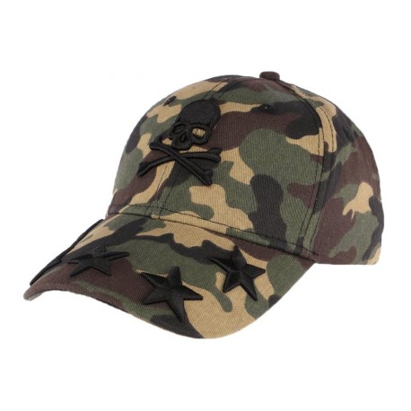 Casquette baseball camouflage tête de mort ANCIENNES COLLECTIONS divers