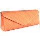 Longue pochette mariage orange en sisal Maltea ANCIENNES COLLECTIONS divers