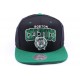 Casquette snapback Boston Celtics Noir et Verte ANCIENNES COLLECTIONS divers