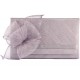 Pochette mariage grise avec fleur en sisal Alyxe ANCIENNES COLLECTIONS divers
