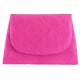 Pochette mariage fuchsia losange en sisal Hegy ANCIENNES COLLECTIONS divers