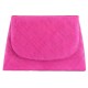 Pochette mariage fuchsia losange en sisal Hegy ANCIENNES COLLECTIONS divers