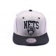 Casquette snapback Brooklyn Nets Grise et Noir ANCIENNES COLLECTIONS divers