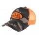 Casquette filet Von Dutch Camouflage kaki orange CASQUETTES VON DUTCH