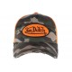 Casquette filet Von Dutch Camouflage kaki orange CASQUETTES VON DUTCH