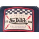 Casquette Trucker Von Dutch Square Motors Marine et Rouge CASQUETTES VON DUTCH