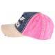 Casquette Von Dutch rose et bleu marine Xavier CASQUETTES VON DUTCH