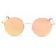 Lunette de soleil ronde miroir dore Obladi LUNETTES SOLEIL Eye Wear