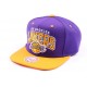 Casquette snapback Los Angeles Lakers Violette et Jaune ANCIENNES COLLECTIONS divers