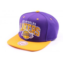 Casquette snapback Los Angeles Lakers Violette et Jaune ANCIENNES COLLECTIONS divers