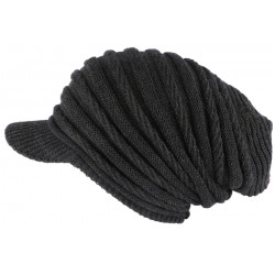 Bonnet Casquette Rasta Gris Kift Nyls Création BONNETS Nyls Création