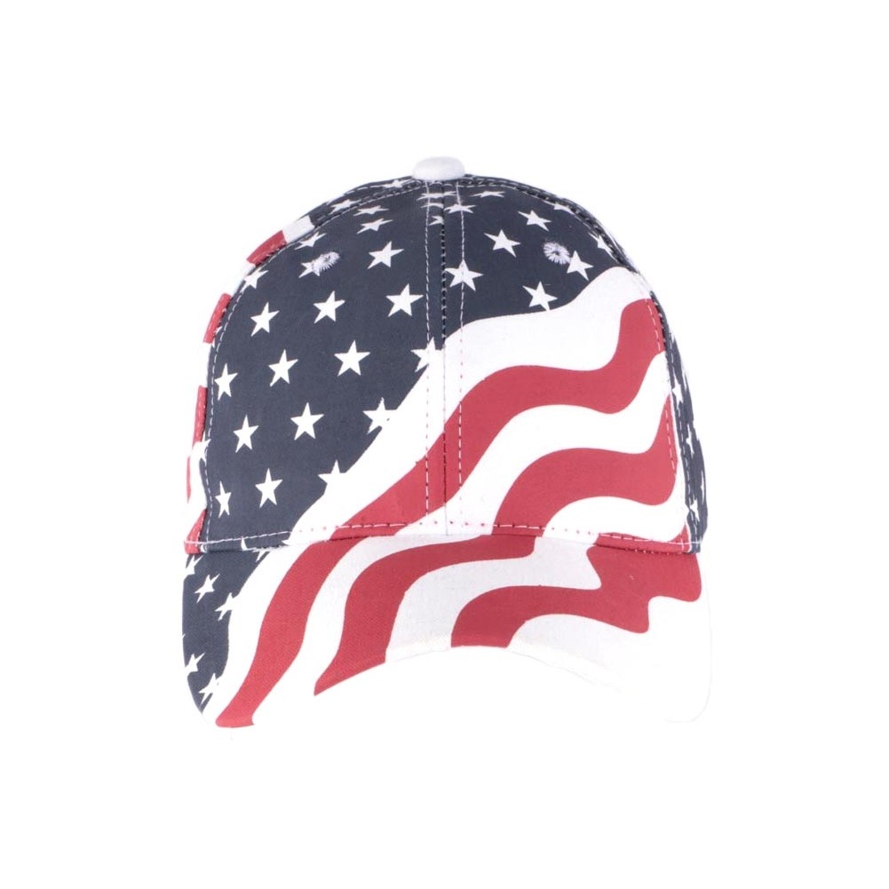 Casquette Baseball USA drapeau américain, casquette curve livré 48h