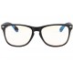 Lunette anti lumiere bleu rectangle noire Mixy Lunette anti Lumière Bleu ROSALBA