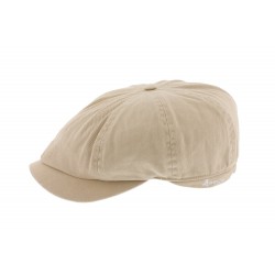 Casquette Gavroche Beige en coton Herman ANCIENNES COLLECTIONS divers