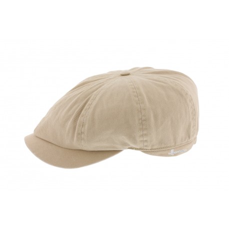 Casquette Gavroche Beige en coton Herman ANCIENNES COLLECTIONS divers