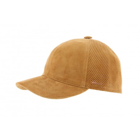 Casquette Baseball cuir Cognac Conquesta Herman ANCIENNES COLLECTIONS divers