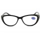 Lunettes Loupe Femme Noires Ilda Dioptrie +3,5 Lunettes Loupes New Time