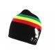 Bonnet Martinique 972 Noir Rasta BONNETS Nyls Création