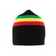 Bonnet Martinique 972 Noir Rasta BONNETS Nyls Création