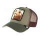 Casquette Goorin Grizzly Marron et Verte ANCIENNES COLLECTIONS divers