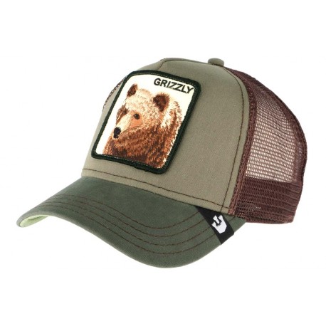 Casquette Goorin Grizzly Marron et Verte ANCIENNES COLLECTIONS divers