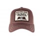 Casquette Von Dutch marron Electric Road Square CASQUETTES VON DUTCH