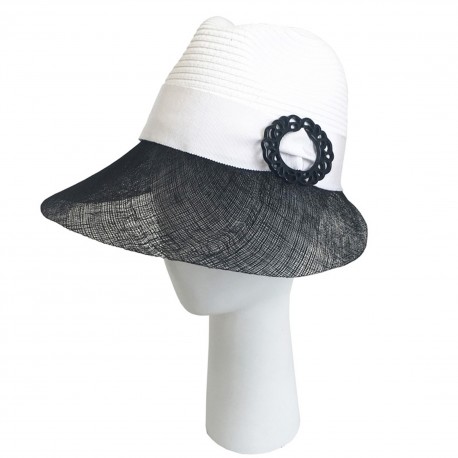 Casquette Mariage Blanche et Noire Cachaita ANCIENNES COLLECTIONS divers