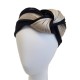 Turban mariage Noir et naturel Effi par Céline Robert ANCIENNES COLLECTIONS divers