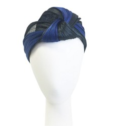 Turban mariage Marine et Bleu Effi Céline Robert ANCIENNES COLLECTIONS divers