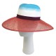 Chapeau Mariage Rouge Walamo Céline Robert ANCIENNES COLLECTIONS divers