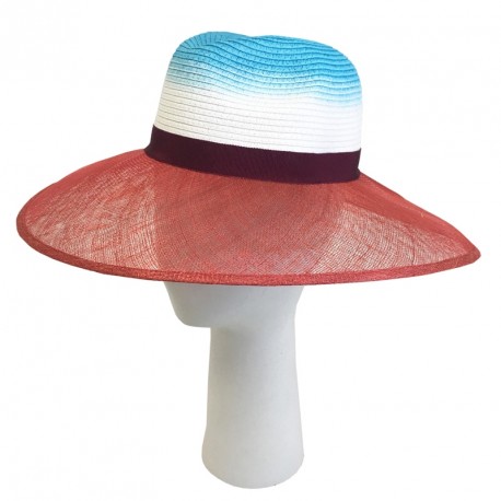 Chapeau Mariage Rouge Walamo Céline Robert ANCIENNES COLLECTIONS divers