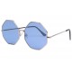 Lunettes de soleil octogonales bleues Fashion Octy LUNETTES SOLEIL Eye Wear