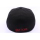 Casquette NY fitted noire et rouge CASQUETTES Hip Hop Honour