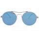 Lunettes de soleil miroir rondes bleues Need LUNETTES SOLEIL Eye Wear