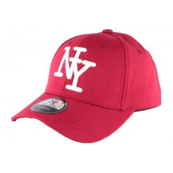 Casquette Enfant Rouge Melville de 7 à 11 ans Casquette Enfant Hip Hop Honour