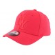 Casquette Enfant Rouge uni Melville de 7 à 11 ans Casquette Enfant Hip Hop Honour