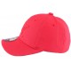 Casquette Enfant Rouge uni Melville de 7 à 11 ans Casquette Enfant Hip Hop Honour