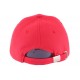 Casquette Enfant Rouge uni Melville de 7 à 11 ans Casquette Enfant Hip Hop Honour