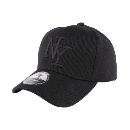 Casquette Enfant Noir Melville de 7 à 11 ans Casquette Enfant Hip Hop Honour