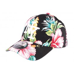 Casquette Enfant noire Florale de 7 à 11 ans Casquette Enfant Hip Hop Honour