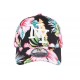 Casquette Enfant noire Florale de 7 à 11 ans Casquette Enfant Hip Hop Honour