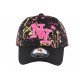 Casquette Enfant Noire et Rose Iggy de 7 à 11 ans ANCIENNES COLLECTIONS divers