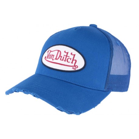 Casquette Von Dutch Bleu Fresh CASQUETTES VON DUTCH