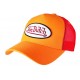 Casquette Von Dutch Orange Fluo Fresh Baseball CASQUETTES VON DUTCH