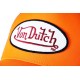 Casquette Von Dutch Orange Fluo Fresh Baseball CASQUETTES VON DUTCH