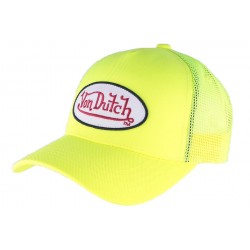 Casquette Von Dutch Jaune Fresh baseball CASQUETTES VON DUTCH