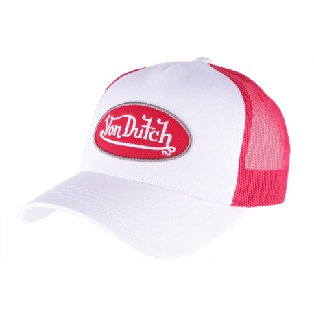 Casquette Von Dutch BM blanche et Rouge ANCIENNES COLLECTIONS divers